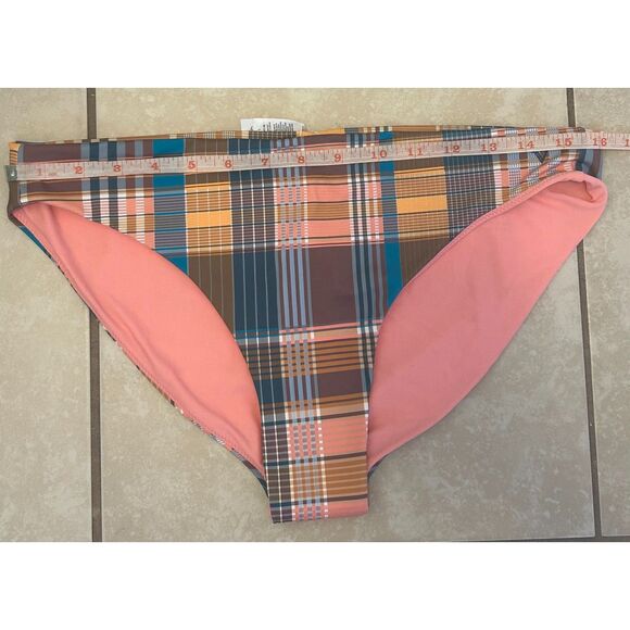 NWT Vineyard Vines Lowrise Bikini Bottom Plaid Women's Large - Picture 3 of 8